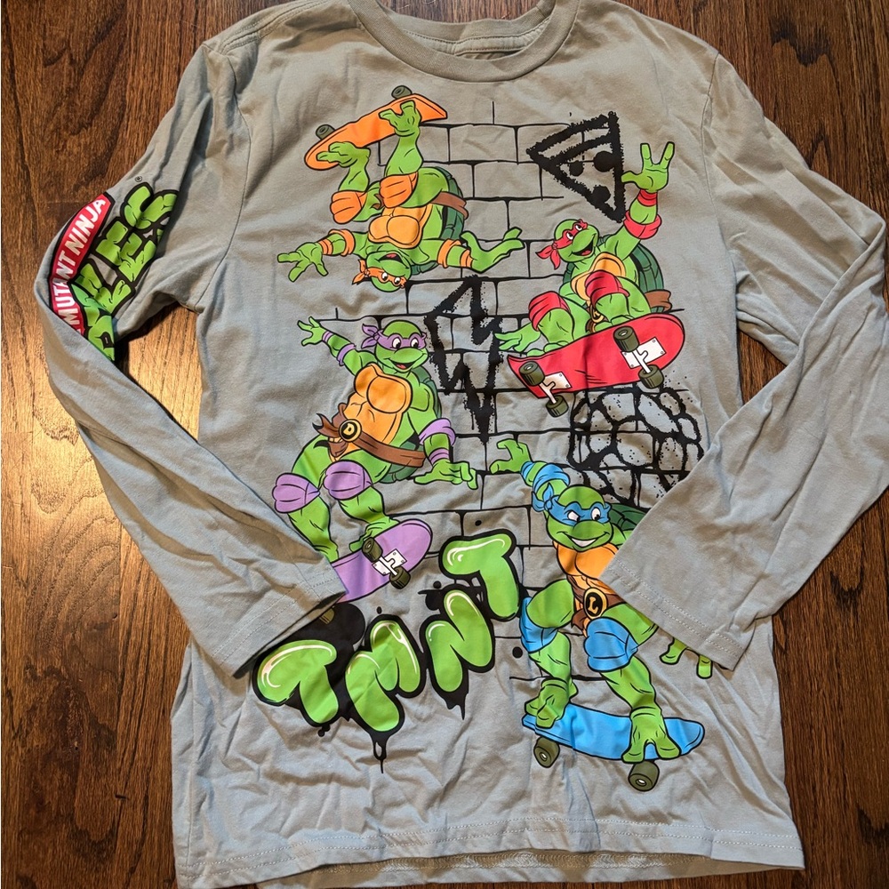 (2) Teenage Mutant Ninja Turtles Graphic Long Sleeve Shirts